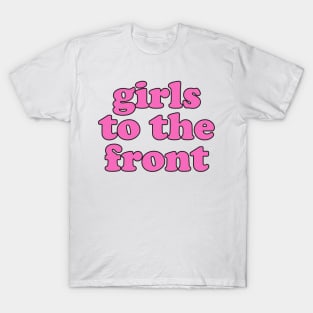 Girls To The Front Riot Aesthetic Streetwear Vaporwave T-Shirt